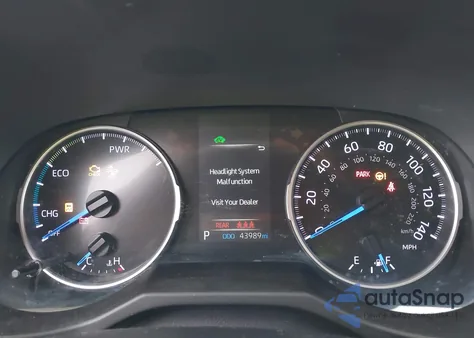 2019 Toyota Rav4 Hybrid Le из США, поврежденный, VIN 2T3LWRFV4KW021726